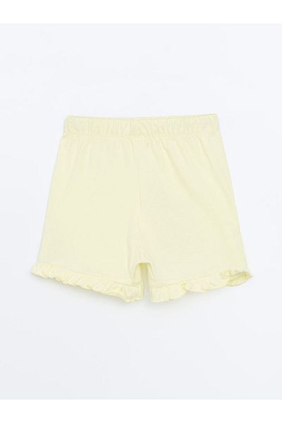 LC Waikiki New Season Basic Girls' Shorts with Elastic Waist - S5J738Z1