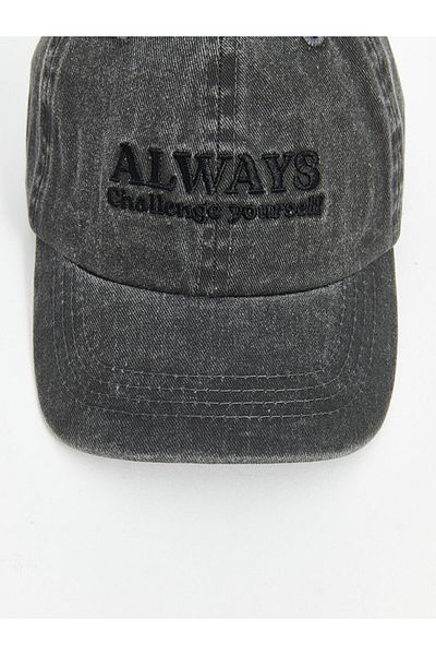 LC Waikiki New Season Yazi Nakisli Denim Boy's Cap Hat - S5Ar69Z4