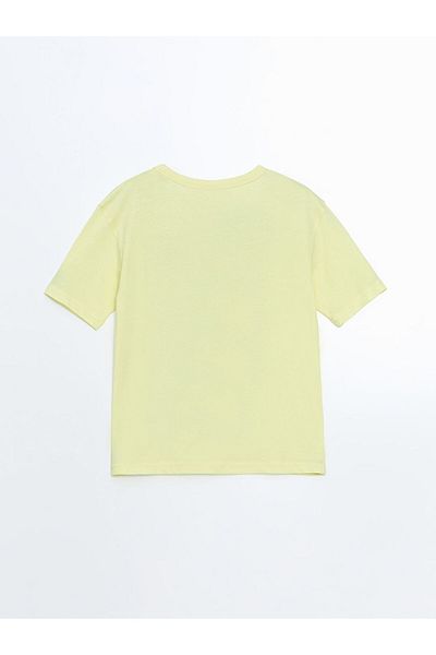 LC Waikiki New Season Crew Neck Minions Printed Combed Cotton Boys T-Shirt - S5Dq94Z4