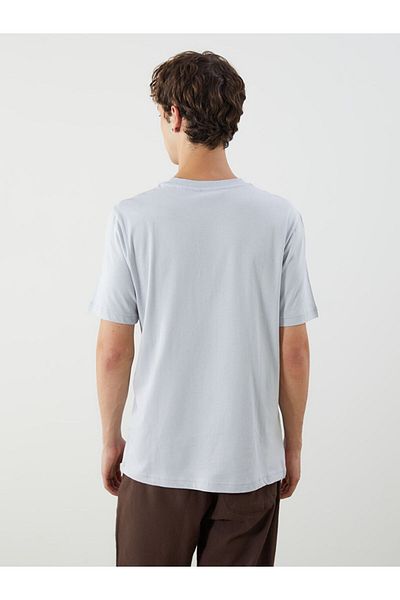 LC Waikiki New Season Crew Neck Printed Combed Cotton Men's T-Shirt - S5K904Z8