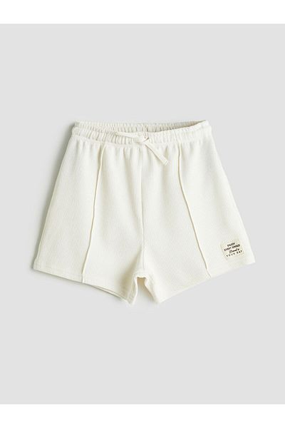 LC Waikiki New Season Girls' Shorts with Elastic Waist - S5Ik90Z4