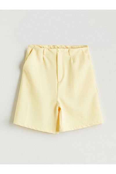 LC Waikiki Sari Pleated Girl's Shorts