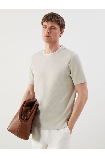 LC Waikiki New Season Crew Neck Plain Men's T-Shirt - S5Jf99Z8