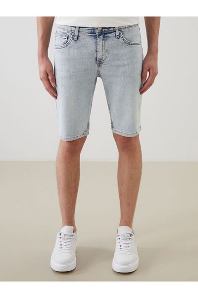 LC Waikiki Jeans Indigo Skinny Fit Men's Jean Shorts