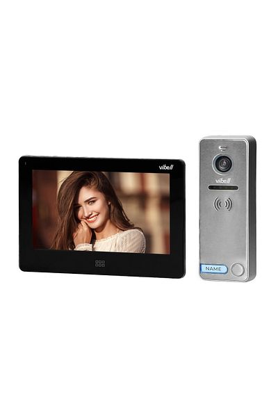 Orno Video intercom for a family Vibell FELIS MEMO ORNO OR-VID-EX-1060/B, color, 7" LCD flat monitor