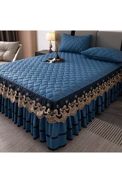 royal mark Luxury Satin Bed Sheet Set With 2 Pilow Cover