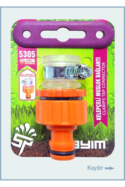 sayım plastik 2-Piece Automatic Faucet Hose Connection Apparatus |   Plug-In Garden Watering Clip Set