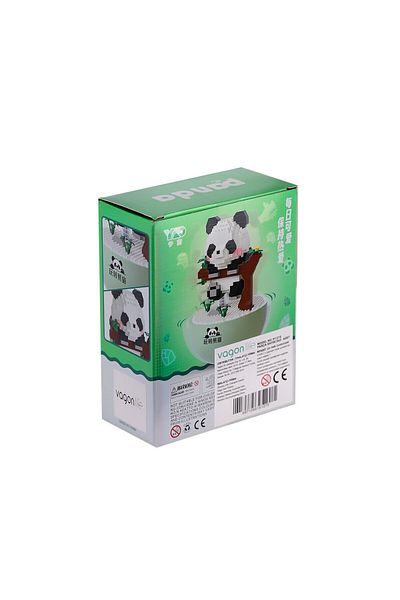 Vagon P1275 Panlos Panda 543 Piece Block Set - Life