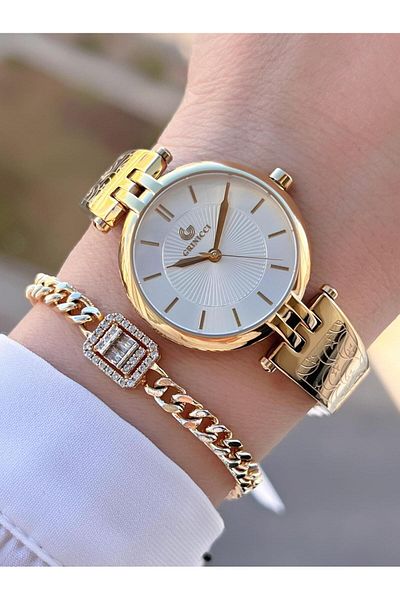 Revello By Grinicci Elite Design 2 Years Warranty 5 Atm Water Resistant Women's Wristwatch Grc.101.M1