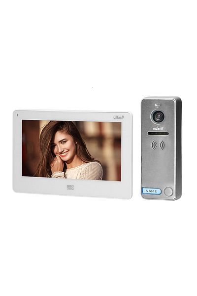 Orno Video intercom for a family Vibell FELIS MEMO ORNO OR-VID-EX-1060/W, color, 7" LCD flat monitor