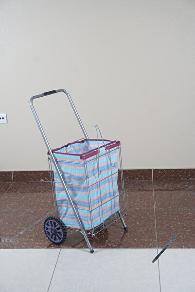 ASVERA Yakut Serisi – Katlanır Telli Pazar Arabası | Tekerlekli Alışveriş Mar...