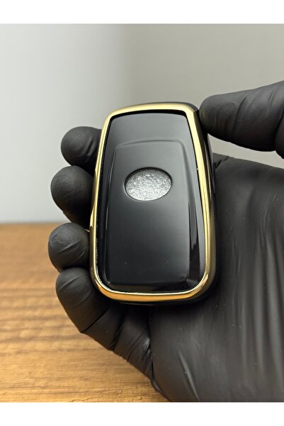 Mavi Keys Husă Nano pentru telecomandă cu cheie din silicon cu 3 butoane compatibilă cu Toyota Corolla, C-HR, Land Cruiser – Negru