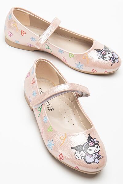 Pabuçland Insole Orthopedic Girl's Kuromi Figured Ballerinas