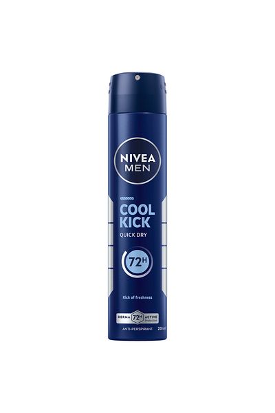 NIVEA NIVEA MEN Cool Kick, Deodorant for Men, Fresh Scent, Spray 200ml