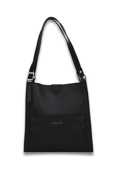 Meskanto Γυναικεία τσάντα ώμου Bella από γνήσιο δέρμα