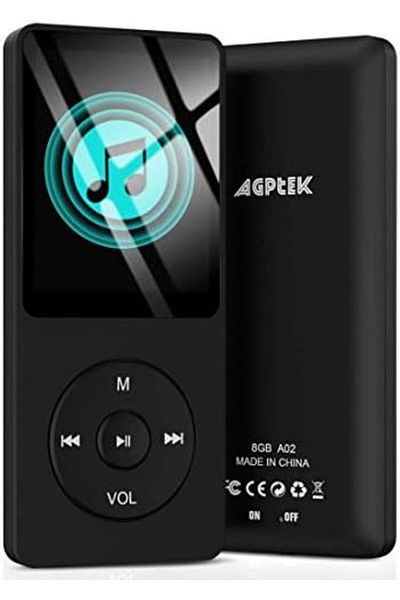 AGPTEK A02 16GB & 70 Hours Playback MP3 Lossless Sound Music Player