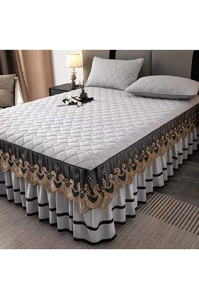 royal mark Luxury Satin Bed Sheet Set With 2 Pilow Cover