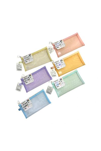 Odak Xl6121 Zippered Mesh Rainbow A6 Bag (Mesh File) - Single