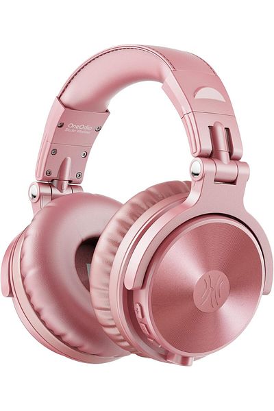 Oneodio Bluetooth Over Ear Headphones, 110 Hrs Wireless/Wired Stereo Sound Foldable Headsets with De