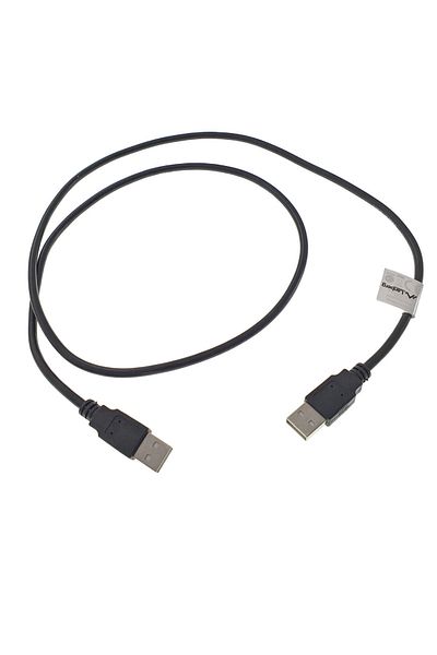 Lanberg USB 2.0 male to USB2.0 male cable, Lanberg 42772, length 100 cm, black