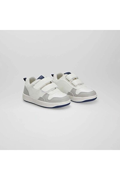 KIABI Three-tone low-top trainers WHITE