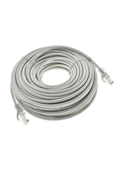 Lanberg UTP Network Cable, Grey, Ethernet Cat 5e, 30m Length, RJ45 Connector