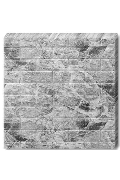 Teno Set 60x Tapet Caramida 3D Teno®, suprafata acoperire 31.8 mp, 70x77 cm, gri