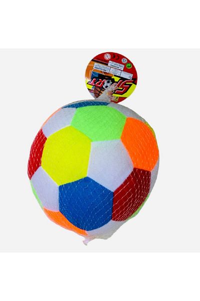 rexa Soft Foam Ball for Babies and Toddlers – 15cm Multicolor Patchwork Design