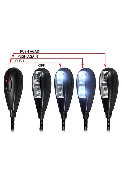 Boston MSL504, sheet music lamp, dual twin led