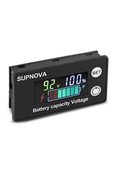 Powermaster DC 8V-100V Kurşun Asit Lityum Pil Kapasite Göstergesi -Voltmetre ...