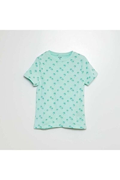 KIABI Patterned short-sleeved T-shirt GREY