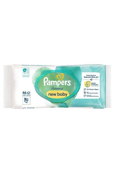 Pampers Harmonie New Baby Aloe, baby wipes - 1 * 46