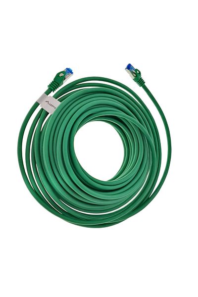 Lanberg Shielded S / FTP cable, Lanberg 42724, cat 6A, 2xRJ45 plug, length 15 m, AWG 26, 500 MHz, LSZH