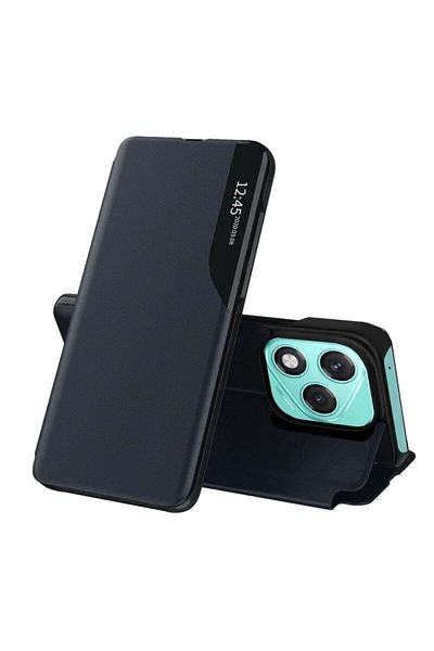 SKYDDAR INNOVATION Husă pentru Honor 400 Lite, eFold, tip carte, set de stickere, albastră
