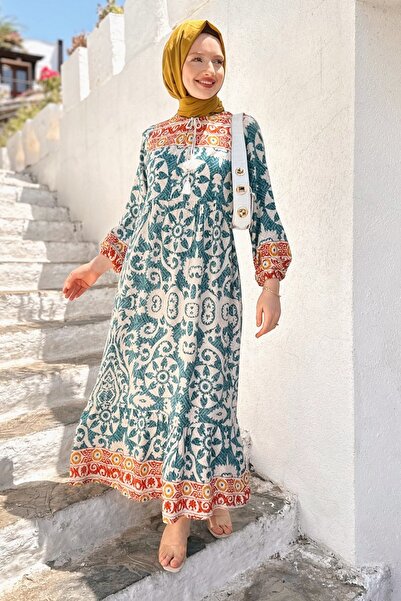 tomıross Γυναικείο φόρεμα Sophia Trendy άνετο καθημερινό φόρεμα με λεπτομέρει...