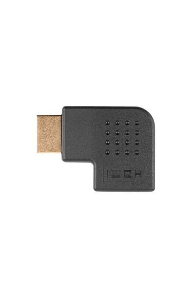 Lanberg Lanberg 42742 adapter, HDMI male to HDMI female, 90 degree angle left
