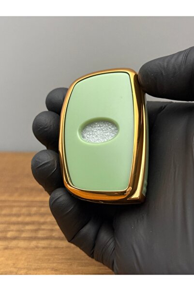 Mavi Keys Husă de protecție pentru telecomandă din silicon cu 3 butoane compatibilă cu Hyundai Tucson, Elantra Smart – Culoare verde