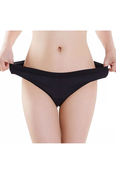 Irisana Menstrual panties, Irisana, made of organic cotton and bamboo, 4 layers, size L, Black