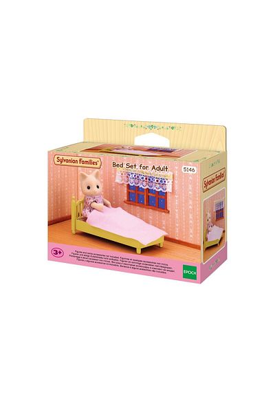 SYLVANIAN FAMILIES 5146 Adult Bed Set (Figures Not Included) 3 Years Old
