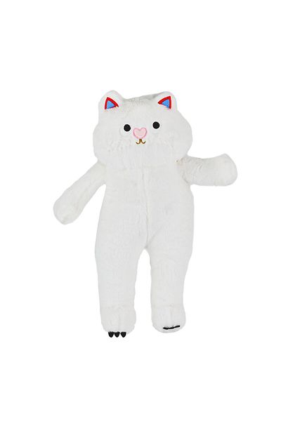 MY FRİEND TOYS 4806 Plush Long Cat 55 cm White -My Friend Toys