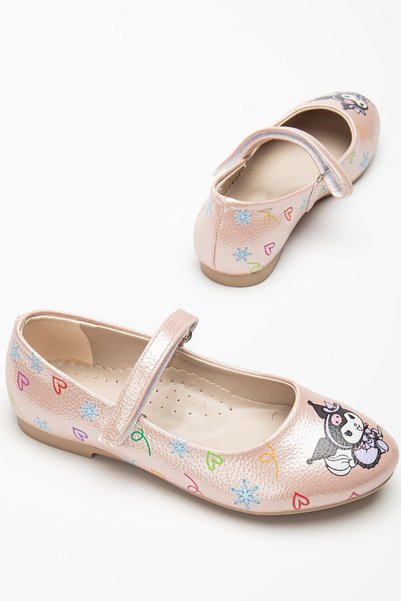 Pabuçland Insole Orthopedic Girl's Kuromi Figured Ballerinas