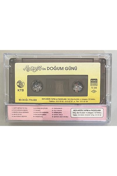 Plakevi İzmir Ayşegül's Birthday Present Kids Wonderful Cassette (Original Period Paper Printing Cassette)