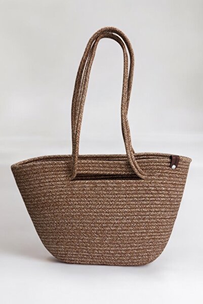 MaVaux Nova Wicker Look Shoulder Bag, Beach Bag