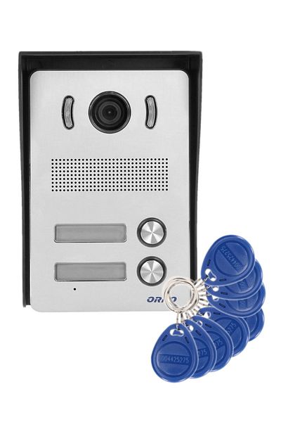 Orno Video intercom for two families INDI MULTI N ORNO OR-VID-VP-1071/B, color, 7" ultra-flat LCD monitor