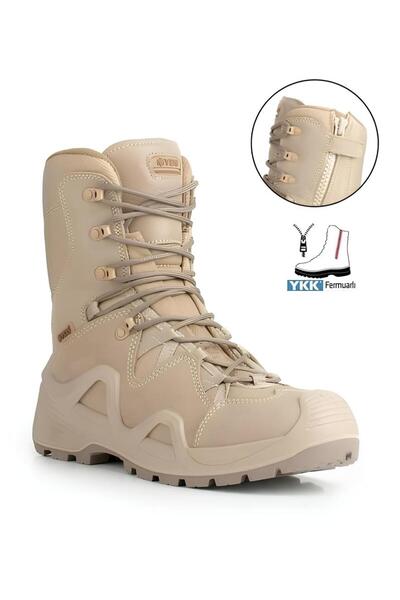 YAKUPOĞLU YDS YDS ASTOR FERMUARLI BOT -BEJ