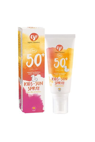 Eco Cosmetics Baby and Children Spray SPF 50+ Mineral Filters, Water Resistant. Without Nanoparticles 100ml Ey! Eco
