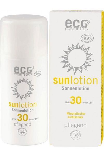 Eco Cosmetics Fluid sunscreen lotion SPF 30 with goji and pomegranate, Eco Cosmetics, 100 ml
