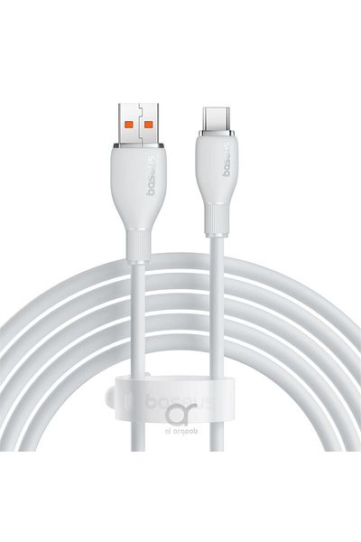 Baseus Baseus Pudding Series Fast Charging Cable USB to Type-C 100W 1.2M - White