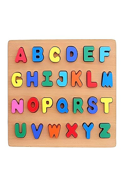 rexa Wooden ABC Alphabet & Number Puzzle