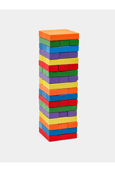 rexa لعبة التكديس الخشبية الكلاسيكية - مجموعة مكعبات على طراز جينجا مكونة من ...